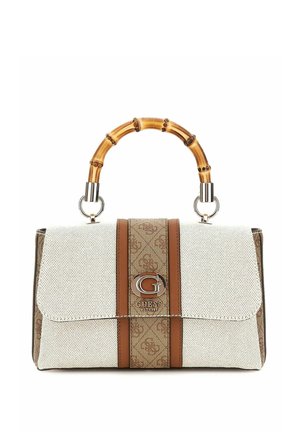 Guess KERIMA - Borsa a mano - natural latte logo