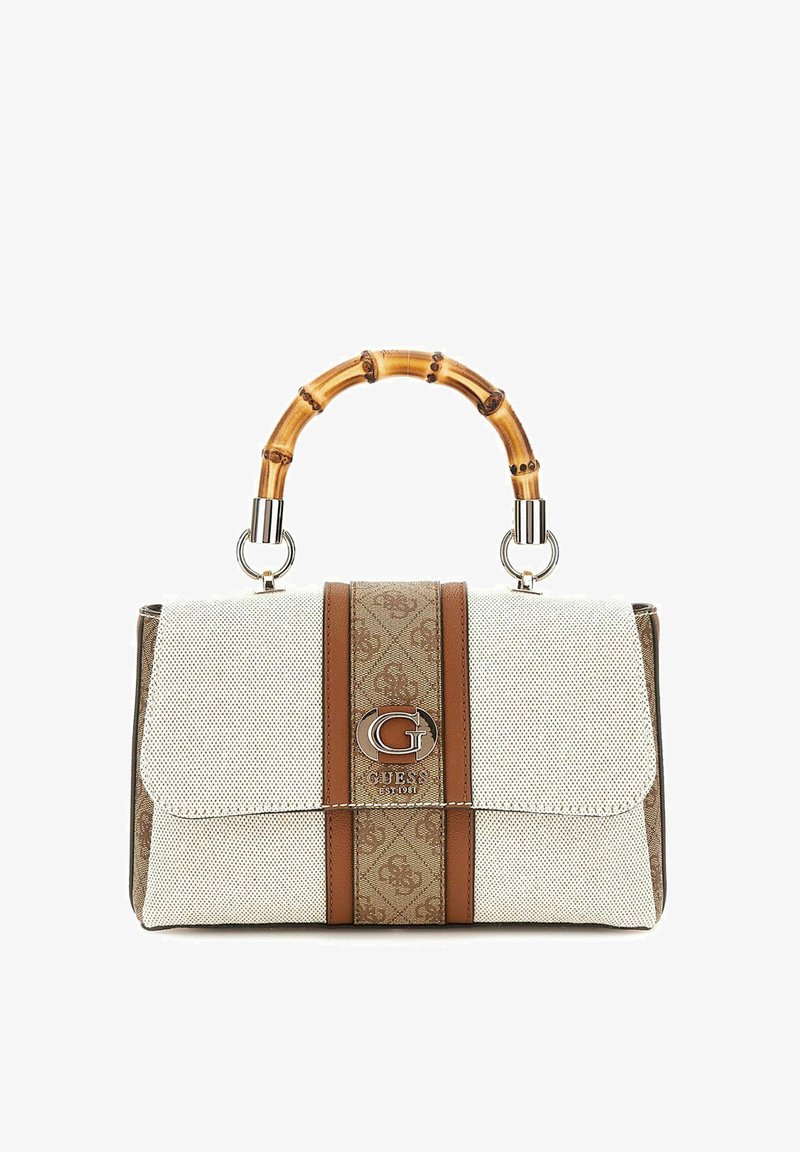 Guess KERIMA - Borsa a mano - natural latte logo