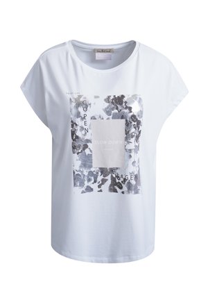 Smith&Soul, SMITH&SOUL OVERSIZED T-SHIRT MIT FOLIENPRINT - Print T-shirt - offwhite