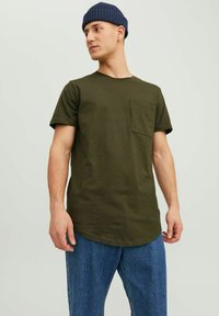 Jack & Jones CREW NECK - Camiseta básica - forest night