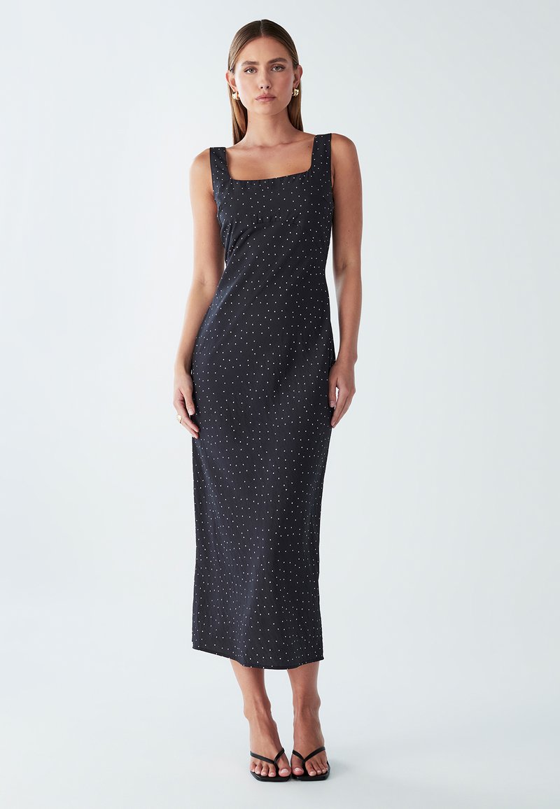 WILLA HALLEE MIDI - Denné šaty - black based dot