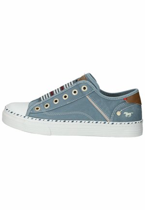 MUSTANG 1352-310 Sneaker Donna Alla Moda | Con Strisce Contrasto E Cerniera Laterale | Allacciatura Regolabile E Suola Flessibile