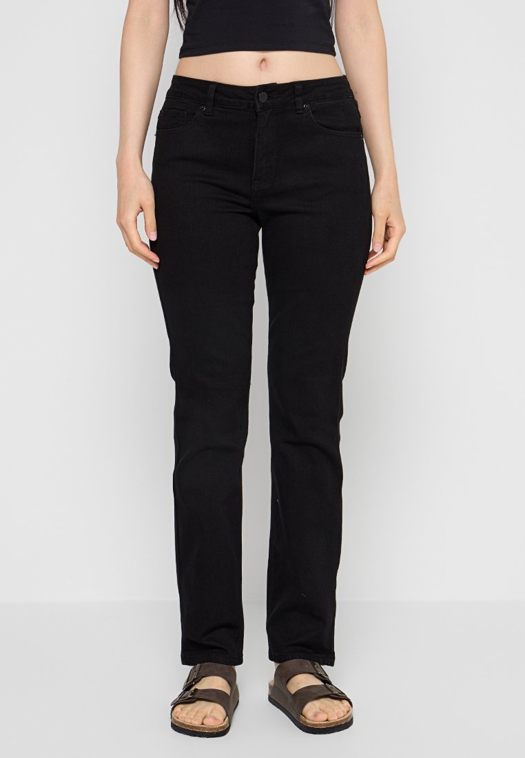 Kaffe Straight leg jeans zwart Kaffe Straight leg jeans zwart