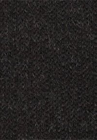 Textura de tecido preto tricotado com uma trama fina e suave. Apresenta um padrão uniforme e variações subtis de tonalidade por toda a superfície.