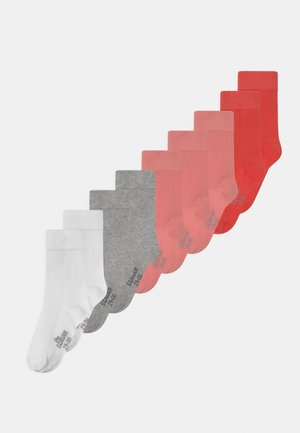 ONLINE JUNIOR ESSENTIAL 9 PACK - Strømper - hot coral
