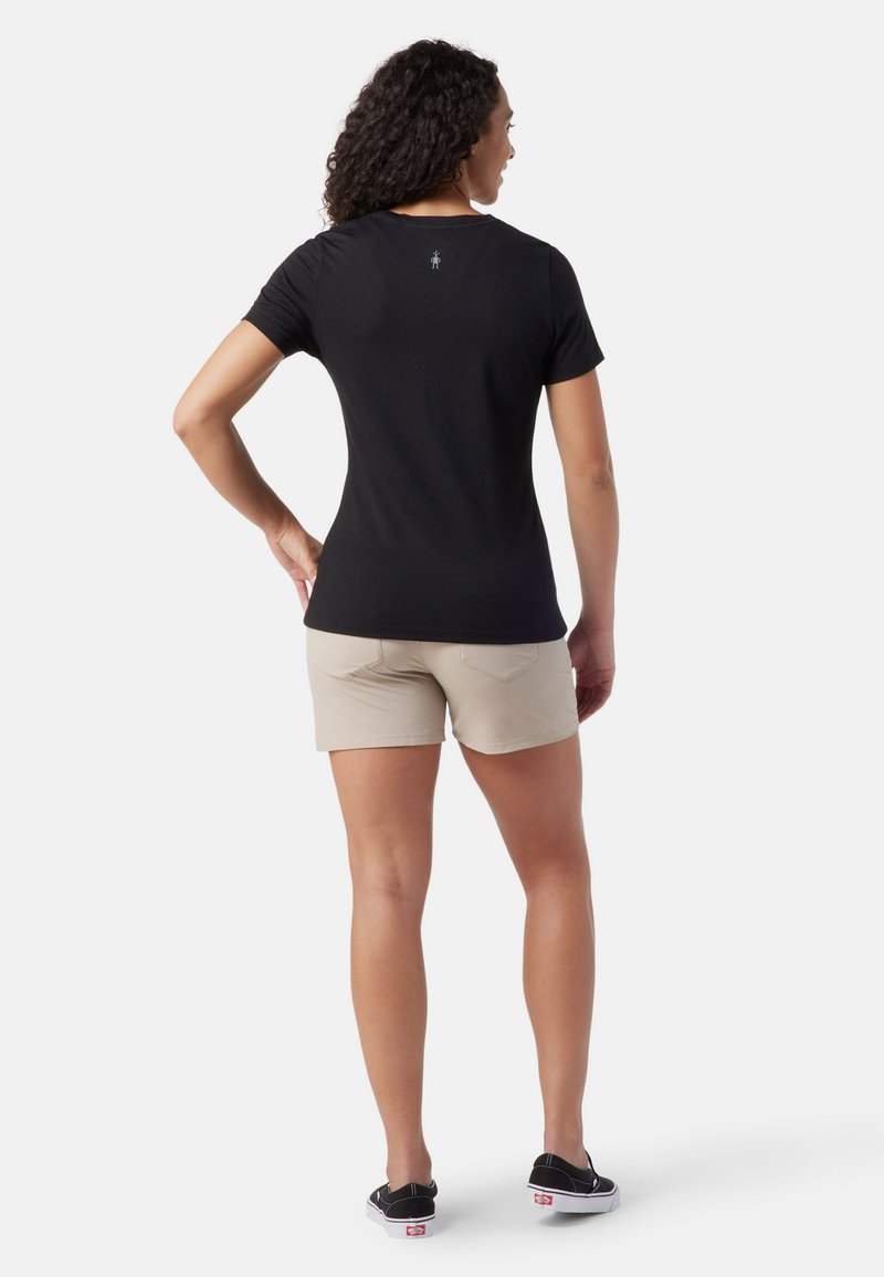 Damen Sportbekleidung | Smartwool T-Shirt basic black/schwarz - WR65651 Damen Sportbekleidung | Smartwool T-Shirt basic black/schwarz - WR65651