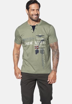 ULJAS - T-Shirt print - oliv