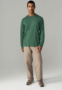 Next CREW NECK - Hosszú ujjú felső - green pine