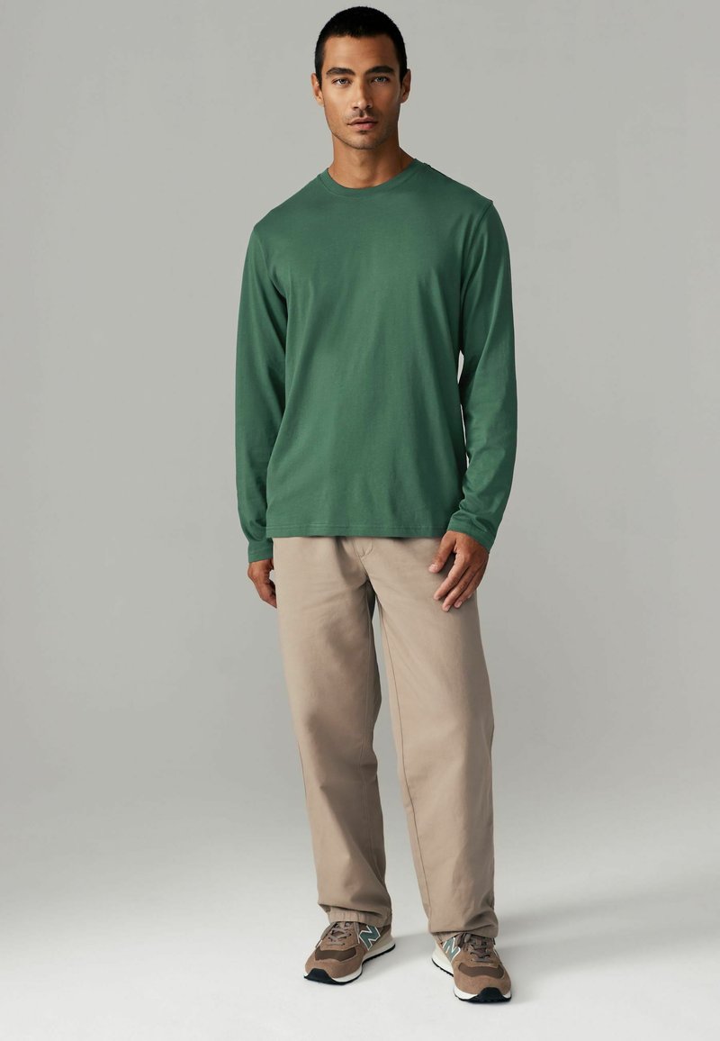 Next CREW NECK - Hosszú ujjú felső - green pine