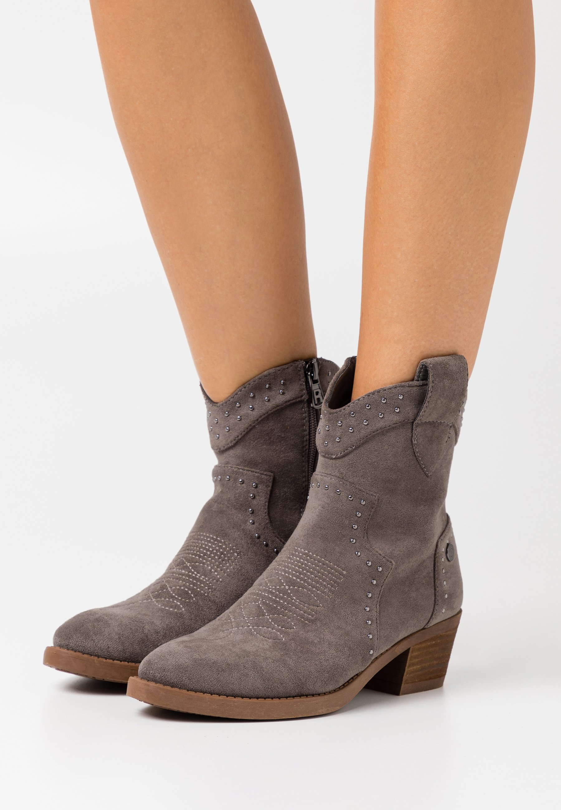 Refresh Cowboy Bikerlaarsjes taupe Zalando.nl Refresh Cowboy Bikerlaarsjes taupe Zalando.nl