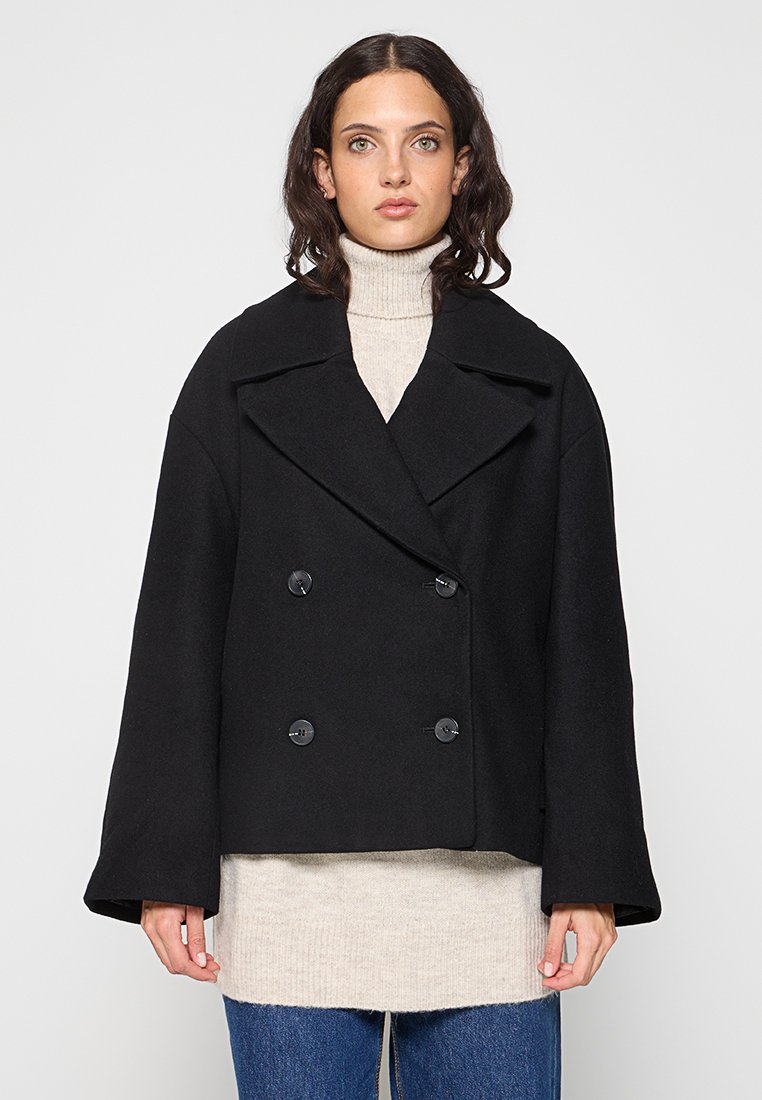 Selected Femme Lichte jas zwart