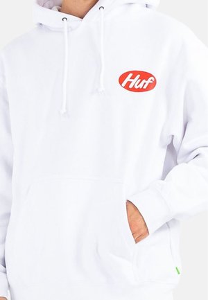 HUF CEREAL KILLER - Jersey con capucha - bianco