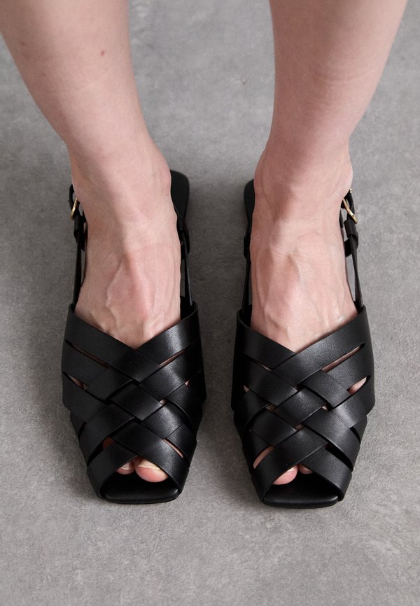 IRENE SLING FLAT - Peeptoe ballet pumps