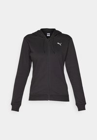 ESSENTIAL - Sweat zippé - black