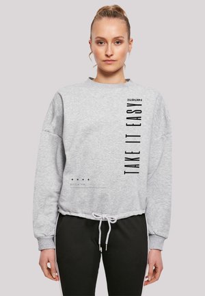TAKE IT EASY - Sweatshirt - heather grey