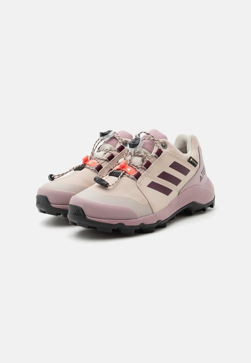 adidas GTX UNISEX - Hiking shoes - taupe/maroon/magic mauve — photo 2