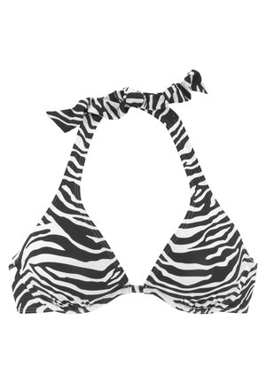 Bikini-Top - schwarz-weiß