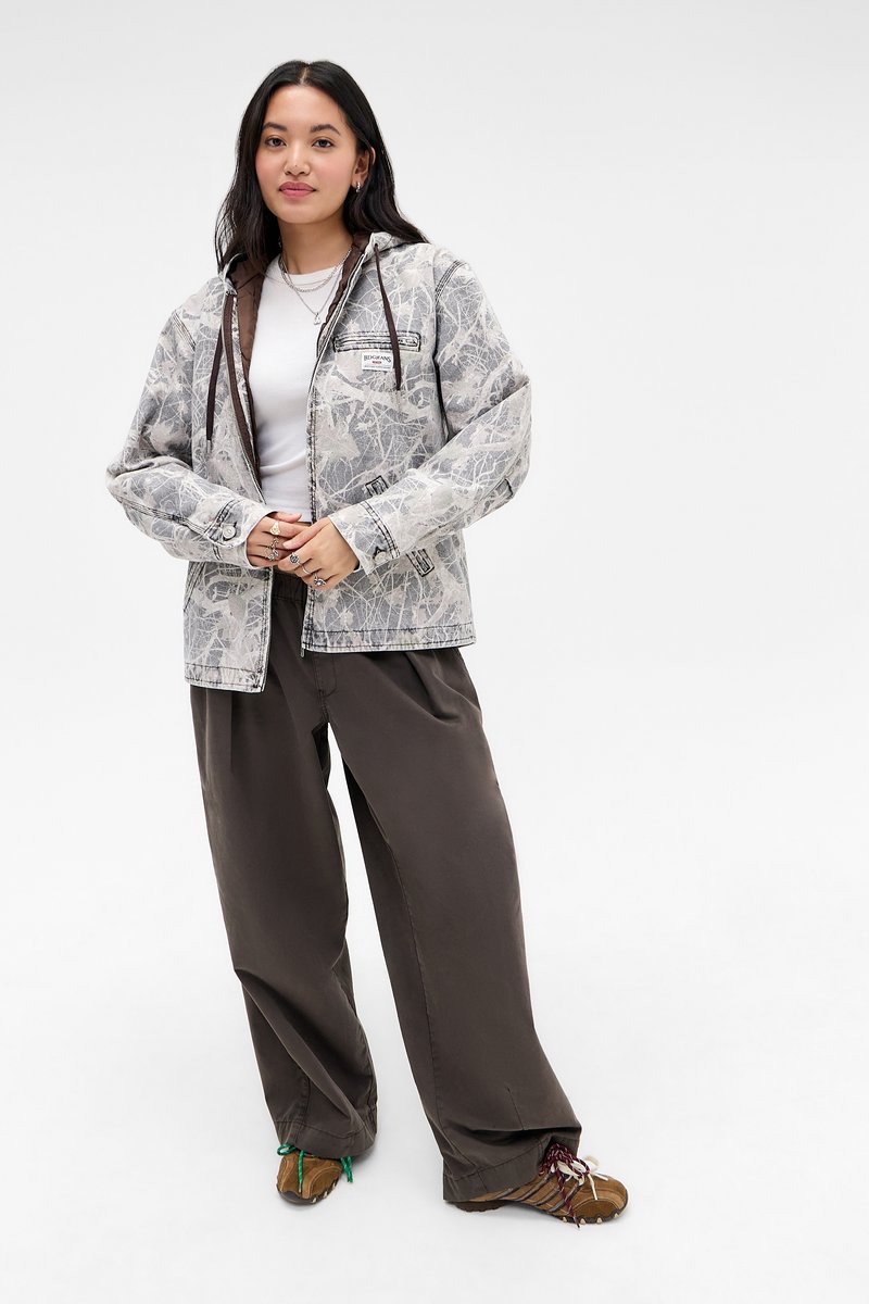 BDG Urban Outfitters Spijkerjas grijs