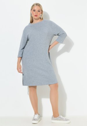 STRUKTUR U-BOOT-AUSSCHNITT 3/4-ARM - Strikkjoler - silver melange