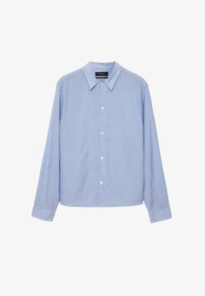 AllSaints, FURROW LS SHIRT - Skjorter - blue