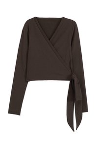 SHAPE SEAMLESS WRAP LONG SLEEVE - Longsleeve - brown