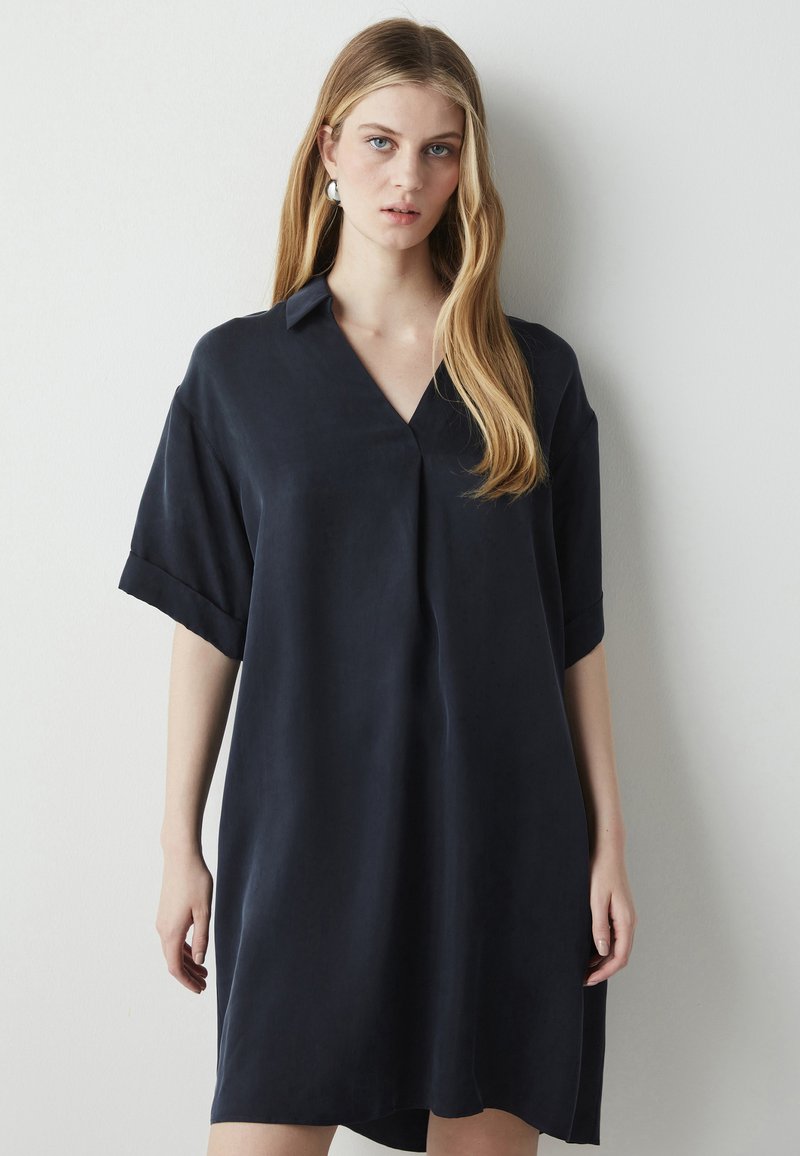 Damen Freizeitkleider | Ipekyol Blusenkleid d.navy/dunkelblau - GV77782 Damen Freizeitkleider | Ipekyol Blusenkleid d.navy/dunkelblau - GV77782