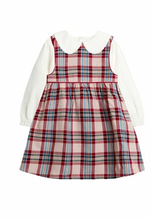REGULAR FIT - PETER PAN SET - Dienas kleita - red check