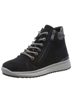 Schnürstiefelette - blau