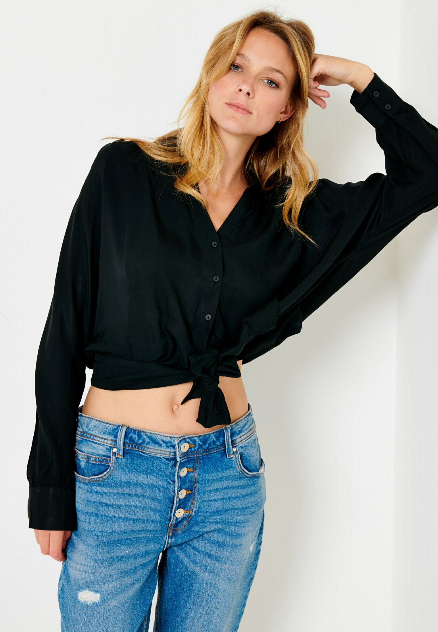 Camaieu Chemisier - noir - ZALANDO.FR