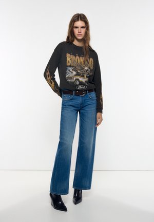 PULL&BEAR, FORD BRONCO T-SHIRT - T- SHIRT - T-shirt à manches longues - dark grey