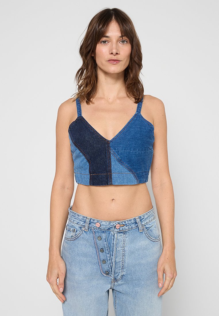 Ganni Top blauw