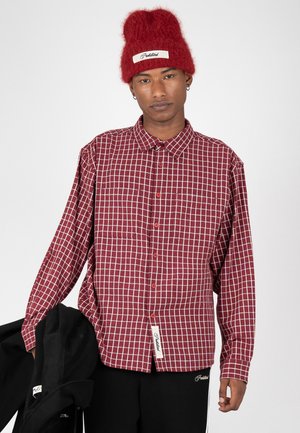 PROHIBITED, SEASONED FLANNEL SHIRT UNISEX - Hemd - bordeaux