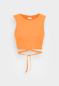 Não selecionado, vibrant orange