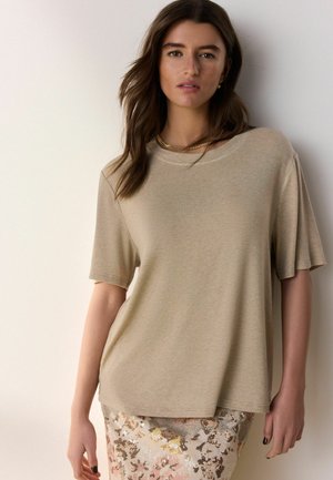 Next, REGULAR FIT - TABITHA SIMMONS SHORT SLEEVE T-SHIRT - T-shirts basic - oatmeal