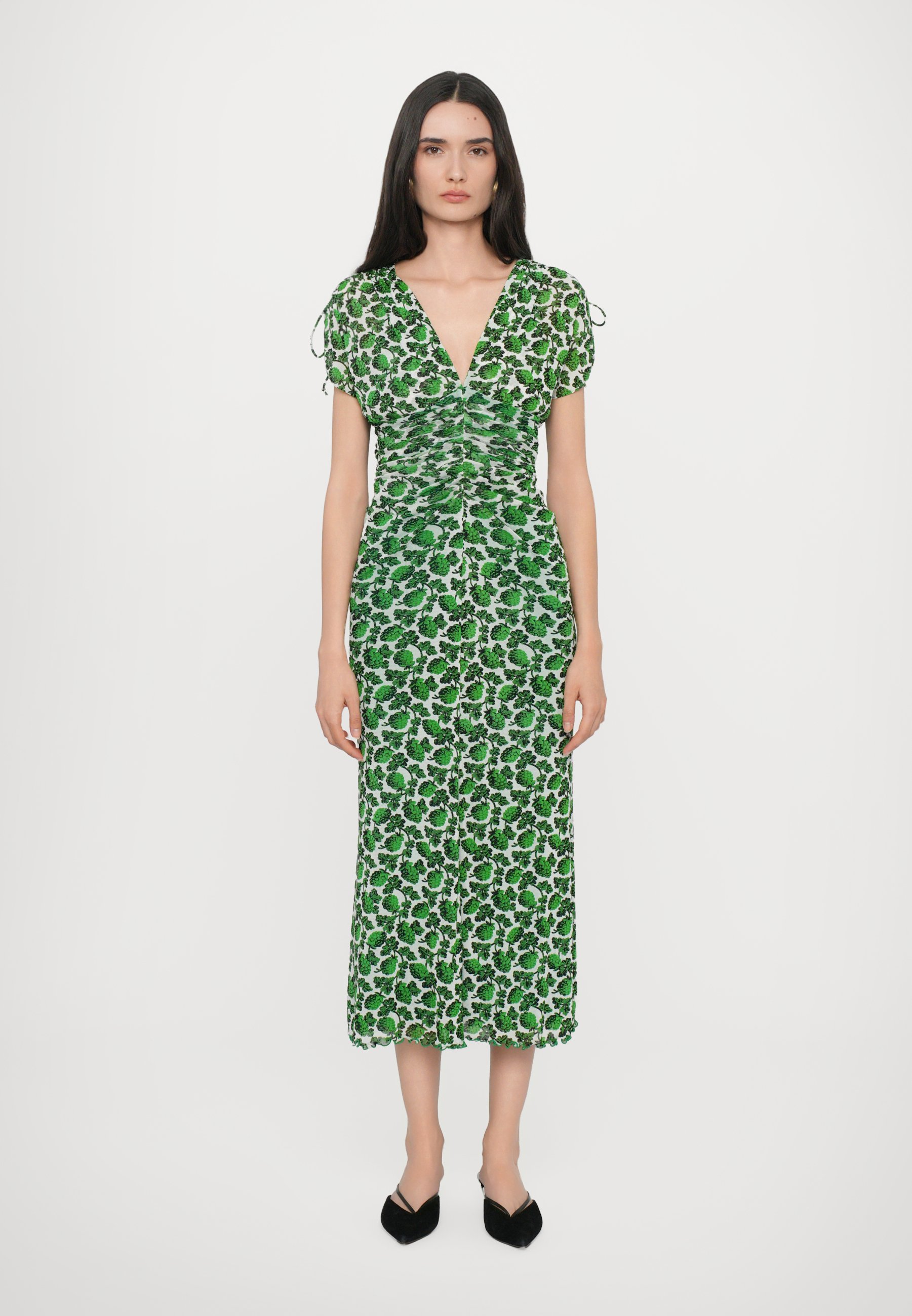 Diane von Furstenberg CHARLOTTE DRESS - Day dress - indian green/green - Zalando Diane von Furstenberg CHARLOTTE DRESS - Day dress - indian green/green - Zalando