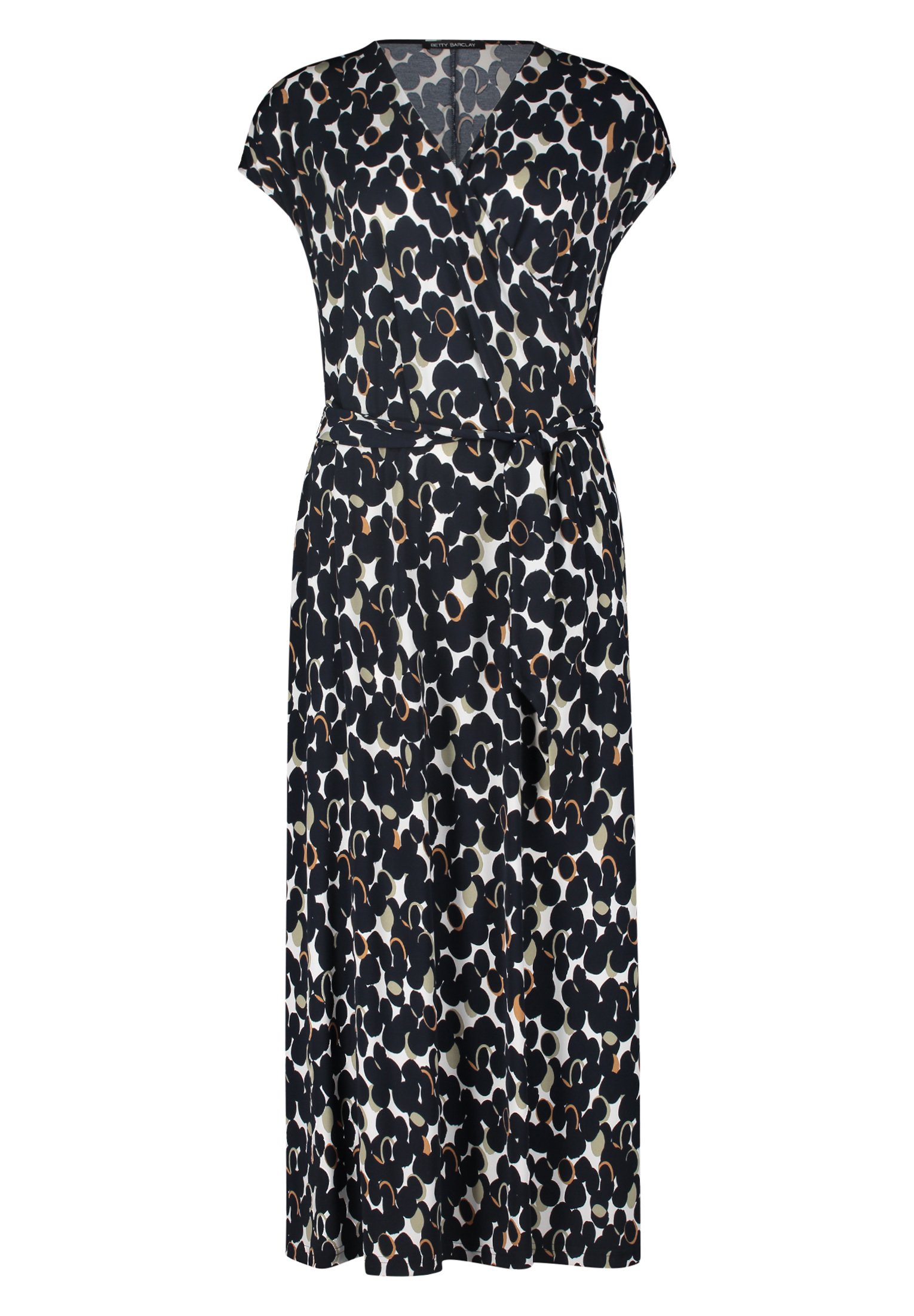 Betty Barclay Abito Donna In Chiffon Con Chiusura Lampo, Elegante E Leggero