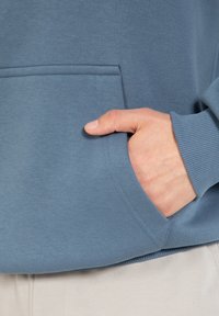 Smilodox DAWSON OVERSIZED HOODIE - Felpa con cappuccio - blau