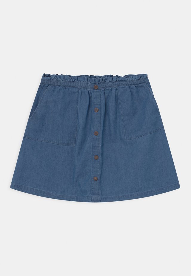 TEEN GIRLS - Mini skirt - denim blue