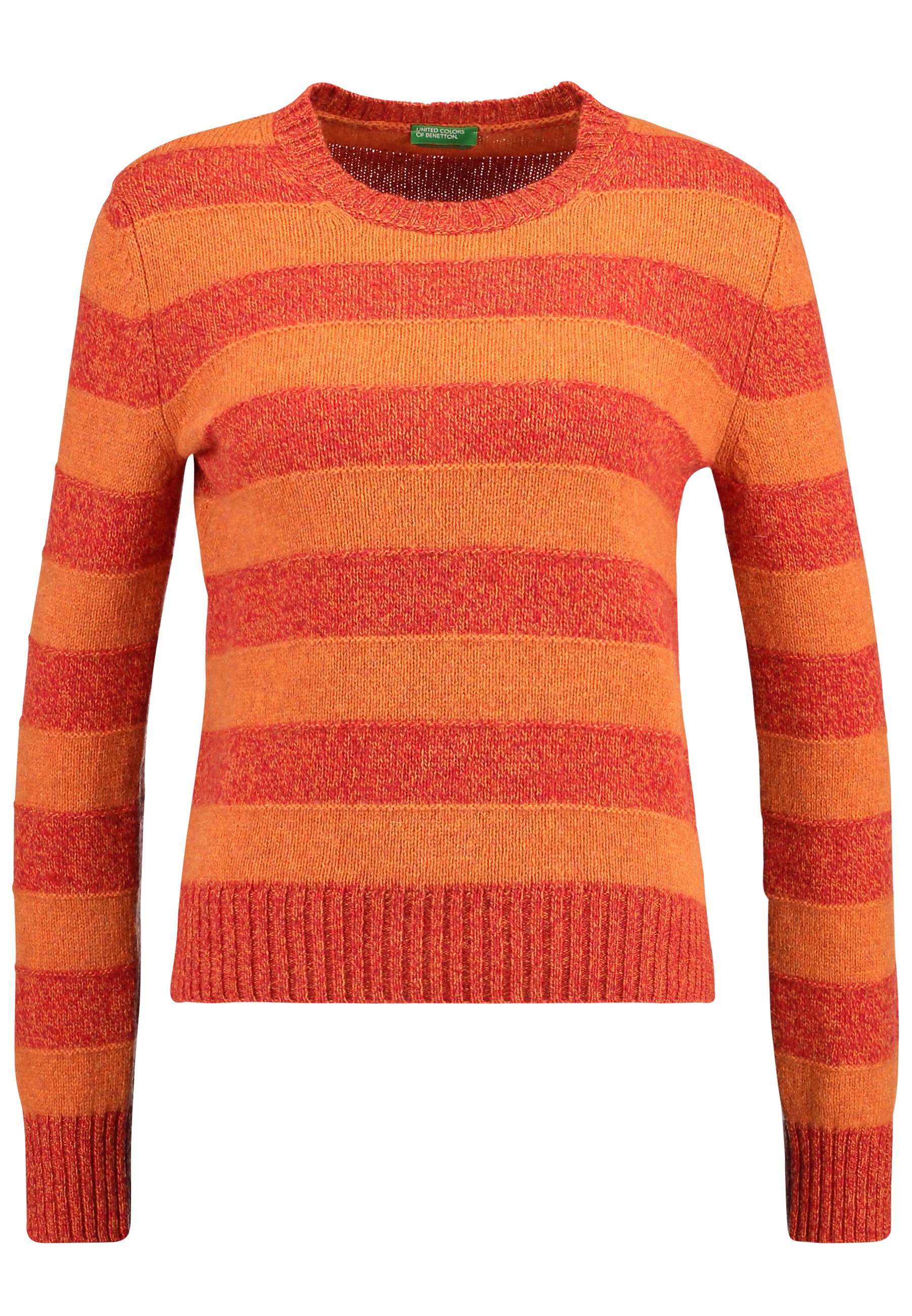 Benetton SHETLAND CREW NECK Trui greymultiGrijs Benetton SHETLAND CREW NECK Trui greymultiGrijs
