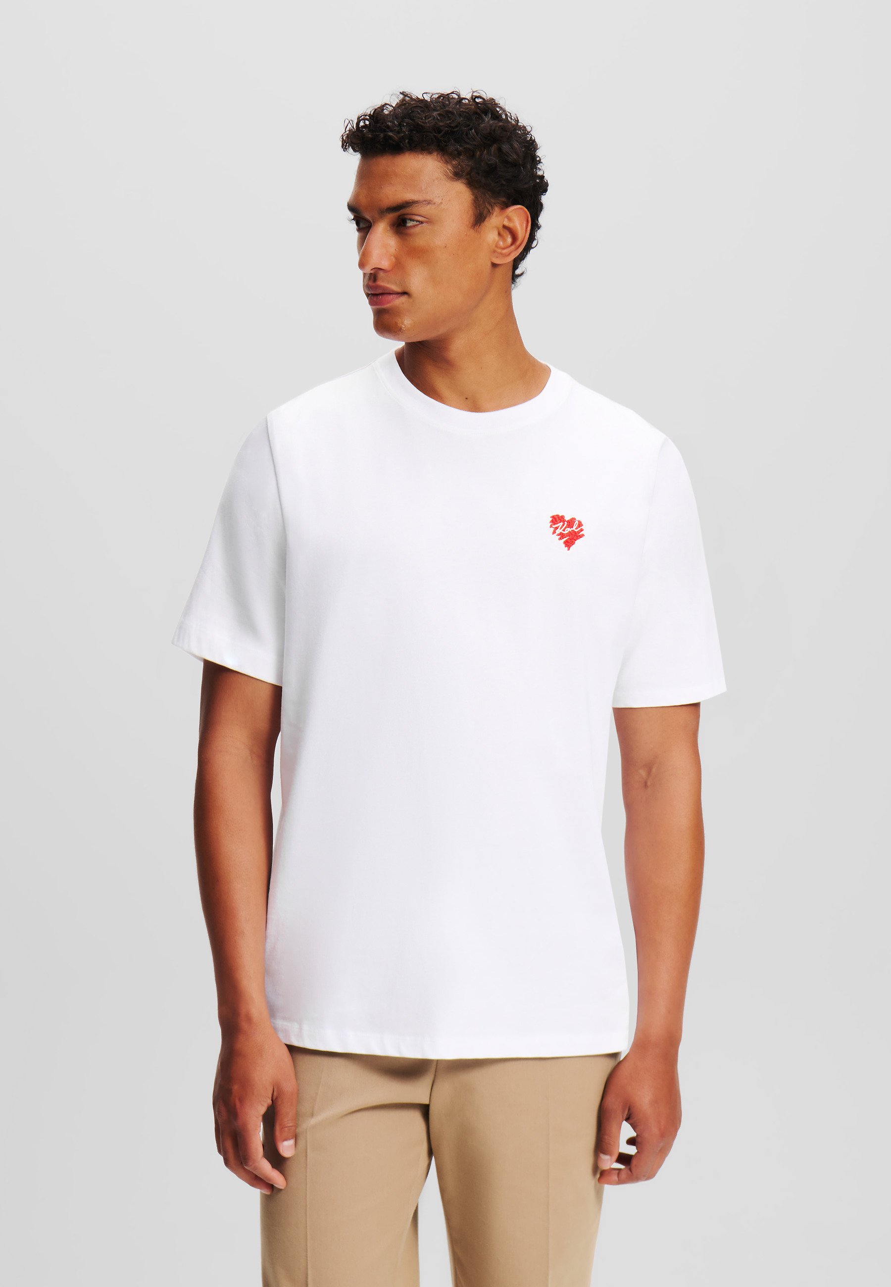 I Love (Cuore) Swedish Boys T-Shirt Uomo - Bianca, 100% Cotone, Stampa Professionale, Taglie Regolari