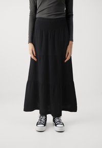GAP PULL ON SKIRT - Jupe longue - black