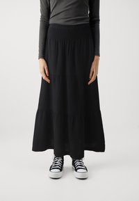 GAP - PULL ON SKIRT - Maxinederdele - black Miniaturebillede 1