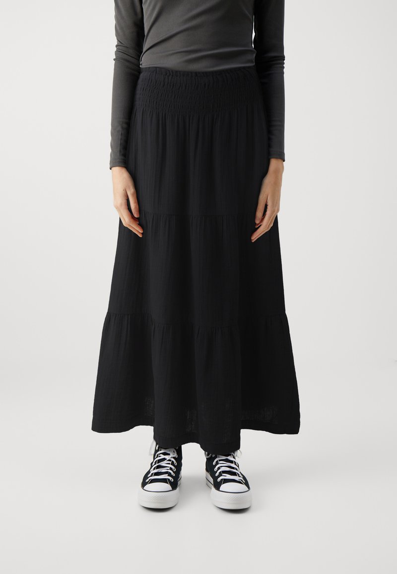 GAP PULL ON SKIRT - Jupe longue - black