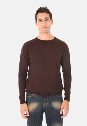 GIROCOLLO - Maglione - dark brown