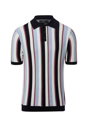 Poloshirt - marine mehrfarbig