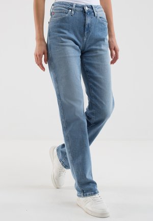 MYRRA - Jeans a sigaretta - mittelblau