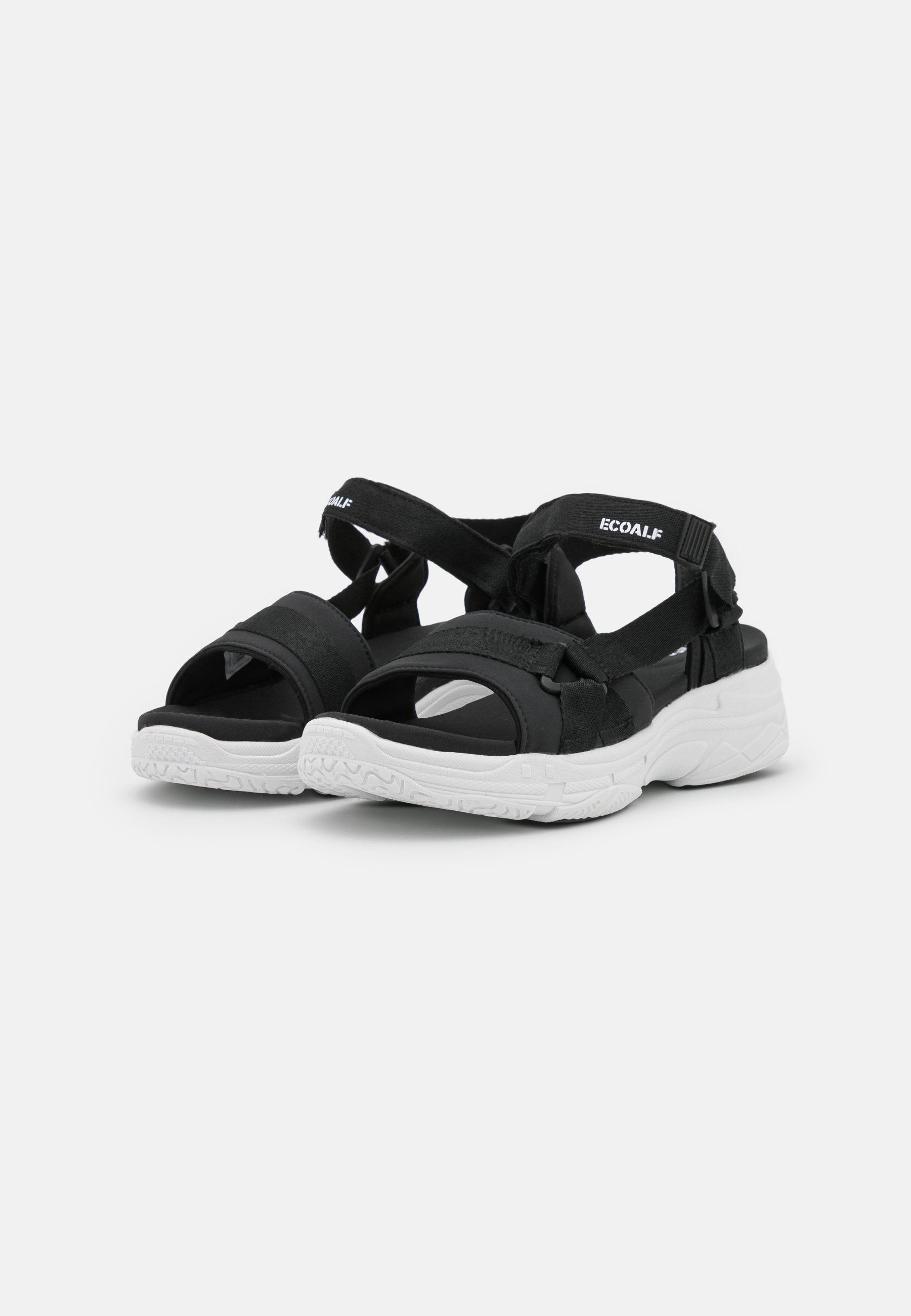 Ecoalf SOFIA - Sandalias con plataforma - black/negro - Zalando.es