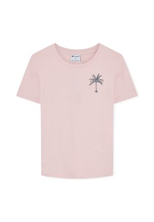 Champion, CHAMPION SS TEE C-TABLE - T-shirt print - rose