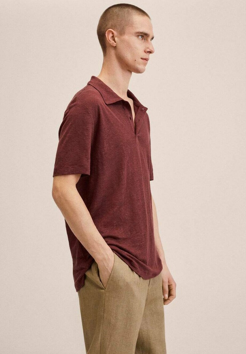 Herren T-Shirts basic | Mango AMBERES Poloshirt wine/bordeaux - OO79548 Herren T-Shirts basic | Mango AMBERES Poloshirt wine/bordeaux - OO79548