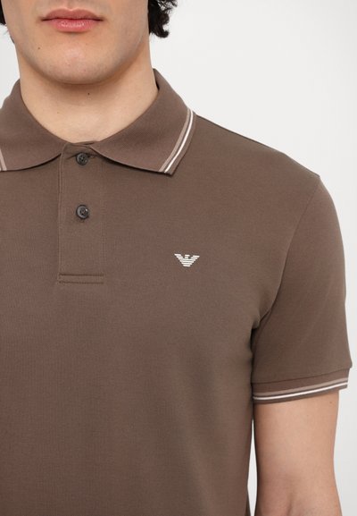Emporio Armani Polokošeľa - chocolate chip